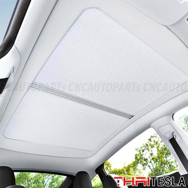 ชุดอัปเกรด ผ้าม่านกันแดดหลังคา แบบเลื่อน TESLA MODEL Y SUNSHADE SUNROOF