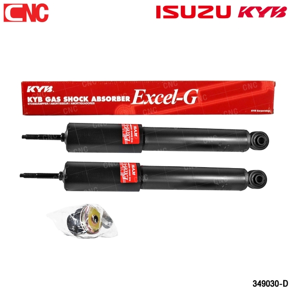 KYB โช้คอัพหน้า ISUZU DMAX HILANDER [4X4] ปี 2002-2011 รุ่น Excel-G 1คู่ (ซ้าย+ขวา) 349030-D