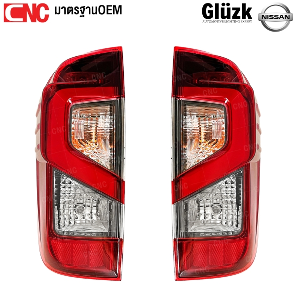 ไฟท้าย NISSAN NAVARA PRO2X PRO4X LED ปี 2021-2023 พร้อมปลั๊กไฟท้าย (NP300 / PRO2 PRO4 รุ่นไฟธรรมดา ใส่ได้) งานสวย มาตรฐานOEM คู่ ซ้าย ขวา
