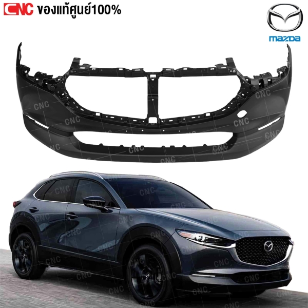 MAZDA-front-bumper-raw-finish-MAZDA-CX30-2021-sensor-hole-DHA950031DTT-
