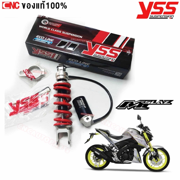 YSS G-SERIES โช๊คหลัง YAMAHA M-SLAZ มีซับแท็งค์ (MO302-265T-17-858)

