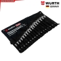 WURTH ชุดประแจแหวนข้าง-ปากตาย 17ตัว ขนาด 6-22 MM. GERMANY STANDARD - 575430141