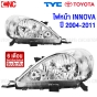 TYC ไฟหน้าสำหรับ TOYOTA INNOVA ปี 2004-2011 ข้างซ้าย ข้างขวา คุณภาพสูง