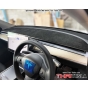 พรมคอนโซลหน้า TESLA MODEL Y MODEL3 (หนังกลับ อย่างดี)