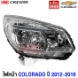 Gluzk ไฟหน้า CHEVROLET COLORADO Z71 ปี 2012-2016 แบบธรรมดา ไม่มีโปรเจคเตอร์ RH ข้างขวา