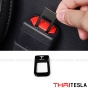 TESLA MODEL 3 , Y ตัวหลอกเบล หัวเข็มขัดนิรภัย หัวเสียบเข็มขัดนิรภัย ตัดเสียงเตือนที่เสียบเบลล์ เข็ดขัดนิรภัย สีแดง