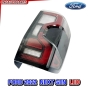 ไฟท้าย FORD RANGER LED XLT XL XLS ปี 2022-2023 (เฉพาะรุ่นที่ไม่มีเรดาร์) โคมSMOKE 1 คู่ ครบชุด พร้อมหลอด และสายไฟ