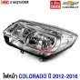 Gluzk ไฟหน้า CHEVROLET COLORADO Z71 ปี 2012-2016 แบบธรรมดา ไม่มีโปรเจคเตอร์ LH ข้างซ้าย