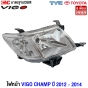 TYC ไฟหน้า TOYOTA VIGO CHAMP ปี 2012-2014 เกรดอย่างดี มาตรฐาน OEM - ข้างขวา