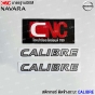 สติ๊กเกอร์ ติดข้างกะบะ คำว่า CALIBRE (ติดรถNAVARA) 2ชิ้น
