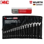 WURTH ชุดประแจแหวนข้าง-ปากตาย 17ตัว ขนาด 6-22 MM. GERMANY STANDARD - 575430141