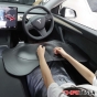 TESLA โต๊ะพับอเนกประสงค์ MODEL Y/3 ใน เบาะหน้า น้ำหนักเบา โต๊ะบอร์ด พบพา สะดวก ผิวคาร์บอนไฟเบอร์ HDF HI-END
