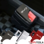 (ส่งด่วน) BYD ตัวหลอกเบล หัวเข็มขัดนิรภัย ATTO3, SEAL, DOLPHIN สีดำ, สีเงิน, สีแดง หัวเสียบเข็มขัดนิรภัย ตัดเสียงเตือนที่เสียบเบลล์