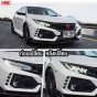 Gluzk ไฟหน้า HONDA CIVIC ปี 2016-2020 FC ทรง RS LAMBOGHINI + พร้อมปลั้กแปลง [คู่] ไฟเลี้ยววิ่ง สว่างไม่แยงตา (รับประกัน1ปี)
