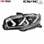 Gluzk ไฟหน้า HONDA CIVIC ปี 2016-2020 FC ทรง RS LAMBOGHINI + พร้อมปลั้กแปลง [คู่] ไฟเลี้ยววิ่ง สว่างไม่แยงตา (รับประกัน1ปี)