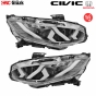 ไฟหน้า Gluzk Civic FC 2017
