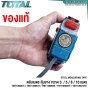 TOTAL ตลับเมตร หุ้มยาง ระบบล็อค 3จุด ขนาด 3 / 5 / 8 / 10 เมตร - TAPE RULE / MEASURING TAPE รหัส TMT126031E / TMT126051E / TMT126052E / TMT126081E / TMT1260101E