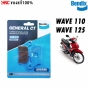 BENDIX ผ้าเบรคหน้า HONDA WAVE110I, WAVE125I (ปี 2012-2018), CZ-I, Z125, SMASH-REVO, SHOOTER, HAYATE, AXELO, SKYDRIVE (MD26)
