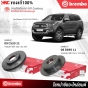 จานเบรค BREMBO FORD EVEREST 2015 ขึ้นไป คู่หน้า คู่หลัง รหัส 09C52011 08D69511
