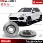 จานเบรคหน้า BREMBO CAYENNE 958 3.0D/S/E HYBRID ปี 2010 ขึ้นไป 360มิล 5รู
