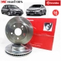 จานเบรคหลัง BREMBO สำหรับ HONDA CIVIC FD รุ่นปี 2006-2011 และ FB รุ่นปี 2012-2015 ขนาด 5 รู คุณภาพมาตรฐานสูง พร้อมการออกแบบที่ช่วยเพิ่มประสิทธิภาพการเบรคและความปลอดภัยในทุกการขับขี่. ราคาต่อ 1 คู่
