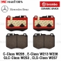 BREMBO-front-brake-pad-BENZ-C-CLASS-CLS-C257-300-W205-E-CLASS-W213-220D-E-350E-W238-GLC-CLASS-W253-CLS-CLASS-W257-P50120C-CERAMIC
