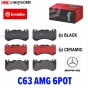 MERCEDES-BENZ-AMG-6POT-front-brake-pads-BREMBO-C63-W204-E63-W212-W218-C205-GL-X166-A6-C6-C7-ceramic
