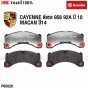 ผ้าเบรคหน้า BREMBO สำหรับ PORSCHE MACAN ปี 2014
