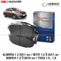 COMPACT-front-brake-pads-NISSAN-ALMERA-2011-ON-NOTE-MARCH-TIIDA-DCC-723
