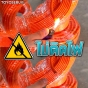 ท่อสายไฟ รถยนต์ ไฟฟ้า EV ฉนวนสายไฟ TOYOSEBU ท่อกระดูกงู สีส้ม