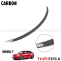 สปอยเลอร์ ตูดเป็ด Model Y หลังกาว3M DUCKTAIL SPOILER - คาร์บอนเงา