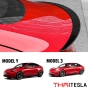 สปอยเลอร์ ตูดเป็ด Model 3 หลังกาว3M DUCKTAIL SPOILER -  ดำเงา
