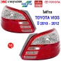 DEPO ไฟท้าย TOYOTA VIOS ปี 2010-2012 อย่างดี มาตรฐาน OEM - (1คู่) ข้างซ้าย/ข้างขวา
