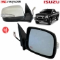 กระจกมองข้าง DIAMOND ISUZU D-MAX ปี 2007-2011 อย่างดี มาตราฐาน OEM ไฟยาว 7 สาย คู่ ซ้ายขวา
