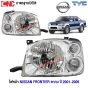 ไฟหน้า NISSAN FRONTIER ฟรอนเทียร์ ตากบ สีขาวล้วน - ซ้าย