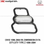 แท้ศูนย์ โอริงปั๊มน้ำมันเครื่อง HONDA CIVIC 1996-2004 EK DIMENSION D17A, CITY TYPE Z VTEC SPOOL VALVE O-RING รหัส 15825-P2M-005
