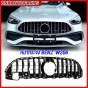 Gluzk หน้ากระจัง C-CLASS W206 ปี 2021-2023 C200 C250 GT-R AMG (ไม่รวมโลโก้ดาวกระจก) - แบบ มีรูกล้อง / ไม่มีรูกล้อง สีเงิน