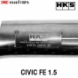 HONDA-CIVIC-FE-1.5-TURBO-HKS-exhaust-pipe-LEGAL-MUFFLER-2021-dual-carbon-tailpipe
