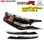 หน้ากระจัง HONDA CIVIC ปี 2016-2021 FC FK RS ทรง TYPE-R โลโก้ H แดง เข้ารูป สวย 100% มาตรฐาน OEM
