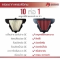 HURRICANE กรองผ้า HONDA WAVE125 LED ปี 2018 ขึ้นไป ทำความสะอาดได้ เพิ่มอัตราเร่ง ประหยัดน้ำมัน
