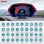 IGNEIZ OBD2 สมาร์ทเกจ จอใหญ่ 6นิ้ว Smart Gauge Digital Meter/Display + G-Force + Slope เมนูภาษาไทย รุ่นใหม่ล่าสุด