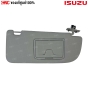 Genuine ISUZU center sun visor for D-MAX year 2023 with mirror+light, gray and cream color, right side