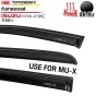 กันสาดประตู ISUZU Mu-X  2021 2022 2023 2024 มีโลโก้