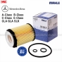 MAHLE ไส้กรองน้ำมันเครื่อง BENZ เครื่อง M270/M274 W117 W176 W177 W246 W247 W204 W205 W212 W213 W207 W253 C238 R172 เบอร์ 270 180 01 09 OX982D