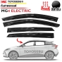 ชุดกันสาดประตู MG4 ปี 2023 สีดำเข้ม ทึบแสง บังแดด ราคา