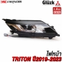 ไฟหน้า MITSUBISHI TRITON 2019-2022 รุ่นธรรมดา ของใหม่ งานสวย มาตรฐาน OEM - ข้างขวา
