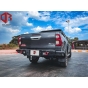 OUTLANDER R1 กันชนท้าย กระบะทุกรุ่น กันชนเสริมหลัง ไฟLED+ห่วงแดงโอเมก้า+ชุดหัวบอลลาก - ISUZU D-MAX ALL NEW ปี 2012-2019