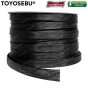 TOYOSEBU สายถักหุ้มสายไฟ ท่อสายไฟ ขยายได้ ไม่ผ่า ทนความร้อนสูง สีดำ 5-32mm. 