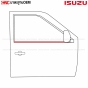 ISUZU-TFR-Rubber-trim-for-exterior-water-scraper-Mangkorn-Dragon-Eye-1987-2001-inside-left
