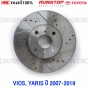 จานเบรค TOYOTA YARIS / VIOS ปี 2007-2019 - คู่หน้า  รุ่น SLOT
